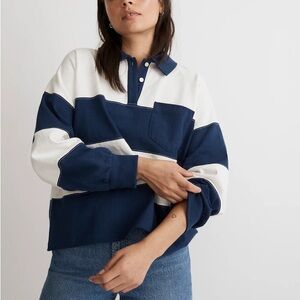 Madewell Striped Rugby Polo Shirt
